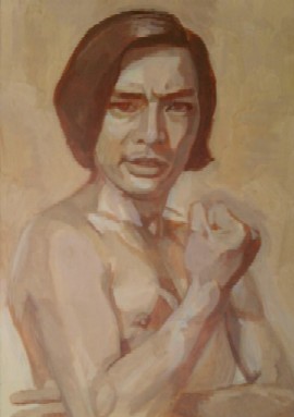 アキラ　2010制作　420mm×300mm イラストレ-ションボードにアクリル絵具